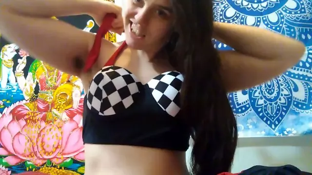 This bathing suit Try on Haul reminds me of Harley Quinn - cellulite pawg tiny tits tries on swimsui