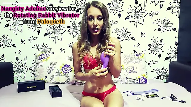 Review Rotating Rabbit Vibrator From Paloqueth Nsfw - Sex Movies Featuring Naughty Adeline